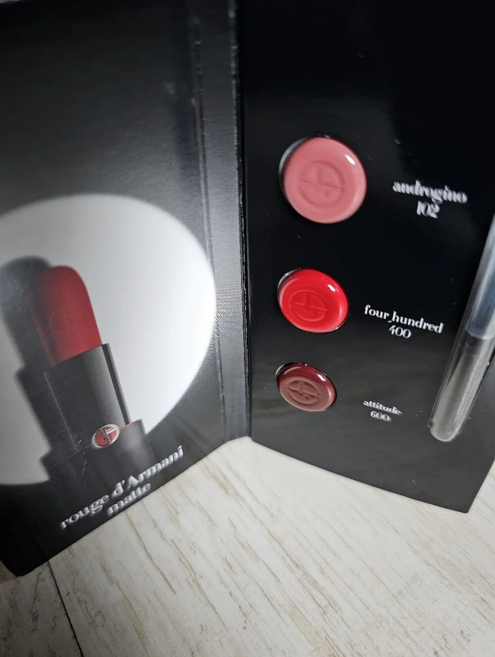 Giorgio Armani Rouge d'Armani Matte Lipstick Sample Pack